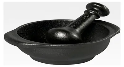 Produktbild von Mörser und Stößel, Schwarz/Grau