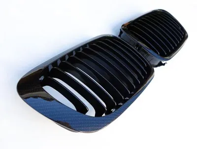 PREMIUM Kühlergrill Sport Grill Gitter Carbon Look für BMW E46 2-T – Produktansicht