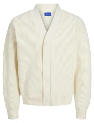 Productafbeelding van JACK & JONES heren JORDASH gebreide cardigan, kleur: zeeblauw, maat: XS