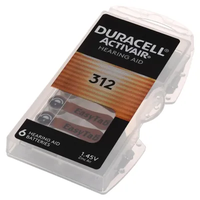 Produktbild von Duracell Hörgerätebatterie PR41 6er Blister