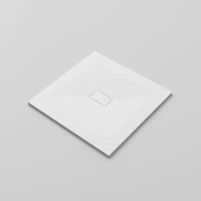 Produktbild von SMC Duschwanne Duschtasse 100x100cm mit Anti-Rutsch Oberfläche, rechteckig weiß zuschneidbar