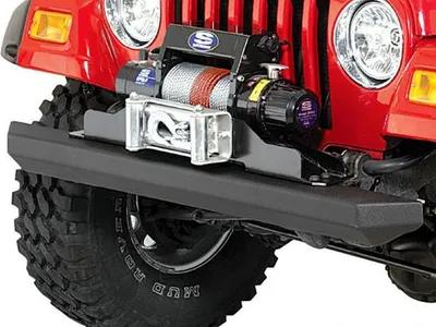 Zdjęcie produktu dla Rock Crusher Zderzak przedni stalowy czarny Jeep Wrangler TJ 96-06