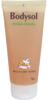 Image de Bodysol Gel douche aromatique lait et miel, 100 ml gel