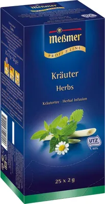 Produktbild von Meßmer Kräuter Tee 25 Portionen