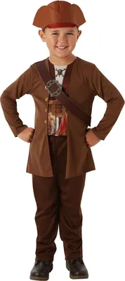 Produktbild von Pirates of the Caribbean Jack Sparrow Kostüm für Kinder Kindergröße: 116