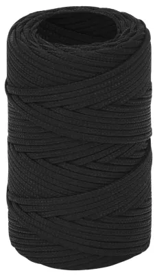 Produktbild von Robustes Polypropylen-Bootseil, 2 mm, 250 m, Schwarz