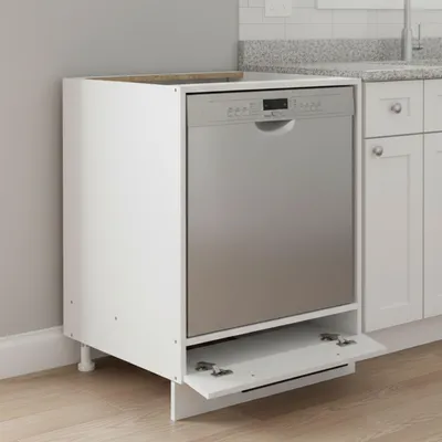 Produktbild von Dmora Küchenschrank Palmiano 60x55x82h cm Weiß, eine Schublade, ein Regal