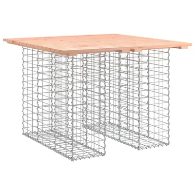 Productafbeelding van Tuintafel schanskorfontwerp 100x102x72 cm massief douglashout