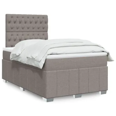 Immagine prodotto di Möbel2024 Boxspringbett mit Matratze Taupe 120x200 cm Stoff Klassische Betten 429455