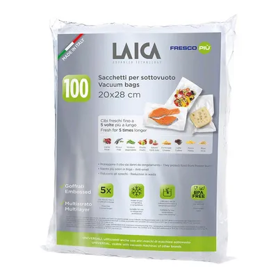 Immagine prodotto di Sacchetti per il vuoto LAICA VT3501 100 pezzi 20 x 28 cm