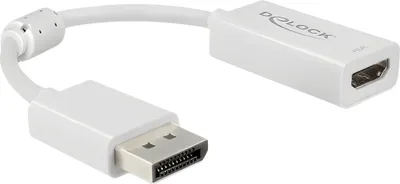 Obrázok produktu pre DeLOCK 63936, 0,1 m, DisplayPort, HDMI, Samec, Samica, Priamy