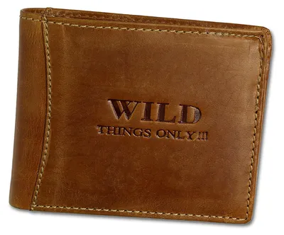 Produktbild von Wild Things Only Leder braun Portemonnaie Herren D3OPJ103O