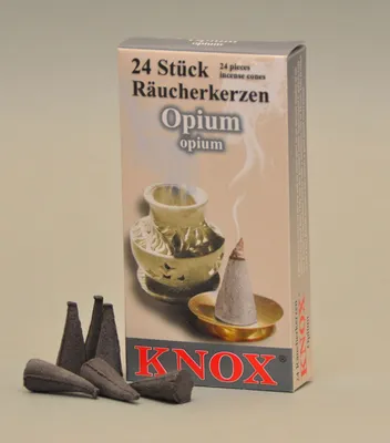 Produktbild von Knox Räucherkerzen - Opium 24 Stück