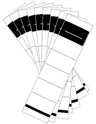 Productafbeelding van 100 Stuks Zelfklevende Ordneretiketten 5,4 x 19 cm Wit