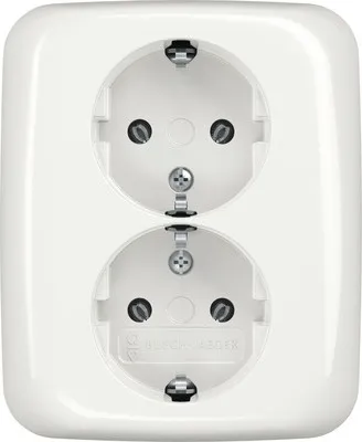 Produktbild von BJ SCHUKO Doppelsteckdose 202 EUJ-214