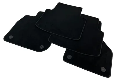 Image de Tapis de sol d'origine pour Skoda Superb 4, compatibles avec VW Passat B9, en velours noir, référence 3J1863011