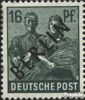 Produktbild von Briefmarken Berlin (West) 1948 Mi 7 postfrisch Schwarzaufdruck