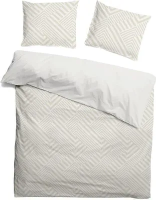 Produktbild von Kayori Ishigaki Bettwäsche Größe 135x200cm + 80x80 Farbe Natur Mako Satin