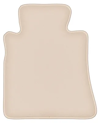 Produktbild von DURBAN Beige Velours-Fahrerfußmatte für Mercedes SD W126 Limousine (1979-1991)