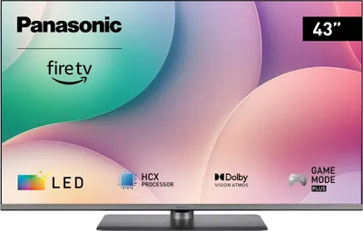 Obrázok produktu pre Panasonic TV43W83AE6, 109,2 cm (43"), 3840 x 2160 px, LED, Smart TV, Wi-Fi, Čierna, Šedá