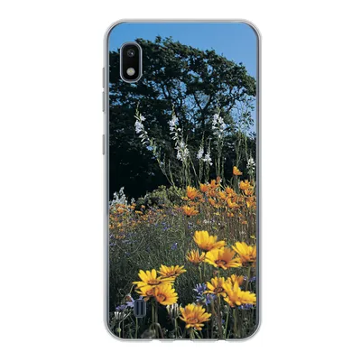 Produktbild von MuchoWow® Handyhülle Schutzhülle Hülle für Samsung Galaxy A10 Blumen - Natur - Farbe Silikon Softcase Handy Hülle - Schutzhülle