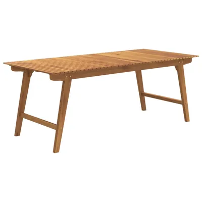Produktbild von vidaXL Gartentisch 200x90x75 cm Massivholz Akazie