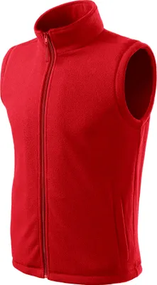 Produktbild von Fleece Weste Fleeceweste Damen Herren Fleecejacke Warm Winter Kragen XL Rot