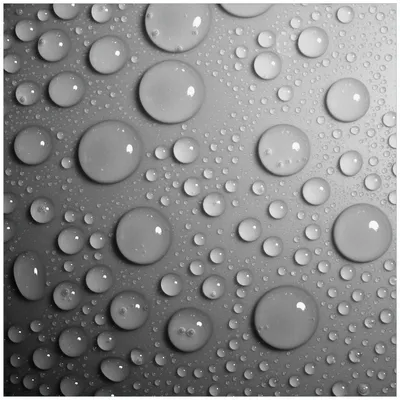 Produktbild von Wallario Magnet für Kühlschrank / Geschirrspüler, magnetisch haftende Folie - 60 x 60 cm, Motiv: Wassertropfen in schwarz weiß