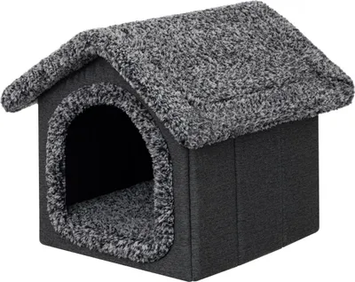 Immagine prodotto di Cuccia per cani Cuccia per gatti Grotta per cani Casa per gatti Grotta Cuscino per cani Cuscino per gatti Cuccia per animali domestici Indoor, Dimensione 1: 32x38x32 cm, Nero