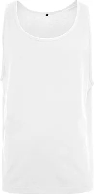 Immagine prodotto di Maglietta Build Your Brand BY003 | Jersey Big Tank Uomo - Colore: Bianco - Taglia: XL