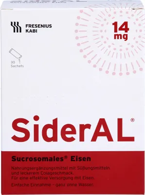 Produktbild von Sideral Eisen 14 mg Cola Sachets Granulat 30 St