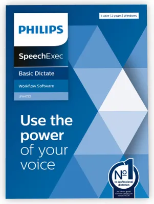 Produktbild von Philips SpeechExec Dictate 12 LFH4722/00 | 2-Jahres-Abo, 1 Stück