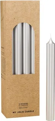 Image de Bougie Droite Argent Maison Berger Ambiance Parfumée Raffinée Et Design élégant - Maison Berger