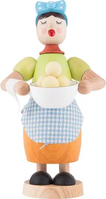 Produktbild von Kloßfrau (17cm) Räuchermann von Richard Glässer