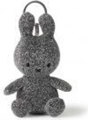Obrázok produktu pre Miffy trblietky kľúčenka strieborná