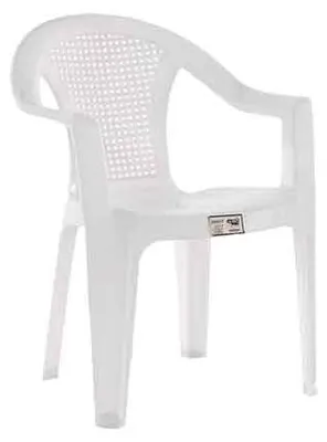 Image de CHAISE EMPILABLE 45 x 53 x 77 cm (h) - Couleur : blanc