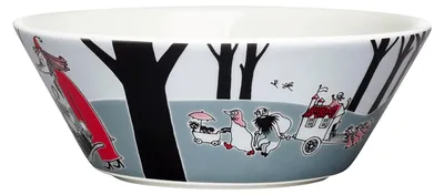 Produktbild von Mumin Frühstücksschale aus Vitroporzellan, 15 cm, spülmaschinen- und mikrowellengeeignet