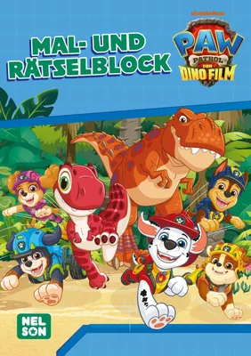 Produktbild von PAW Patrol Kindergartenheft: PAW Patrol - Der Dinofilm: Mal- und Rätselblock