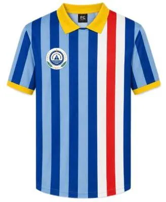 Produktbild von Offizielles Fußballtrikot Kap Verde Nationalmannschaft 1995 Blau Weiß Rot Gelb