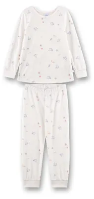 Produktbild von Sanetta Mädchen-Schlafanzug off-white Birds aus Nicki 104