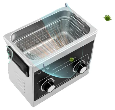 Productafbeelding van Ultrasoon reiniger, 120W vermogen, instelbare temperatuur en tijd, 120W