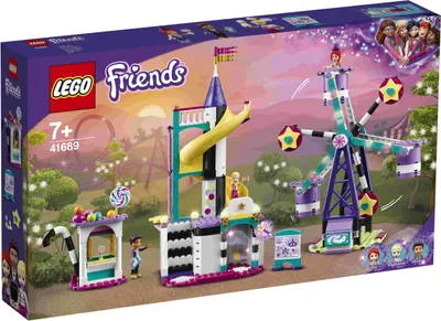 Zdjęcie produktu dla LEGO Friends Magiczny diabelski młyn i zjeżdżalnia, Zestaw do budowania, 7 lat(a), Plastik, 545 szt., 944 g