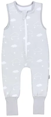 Produktbild von TupTam Baby Ganzjahresschlafsack mit Füßen - 2,5 TOG -  - Unisex, Farbe: Wolke Stern Mond umstülpbarer Fuß, Größe: 92-98