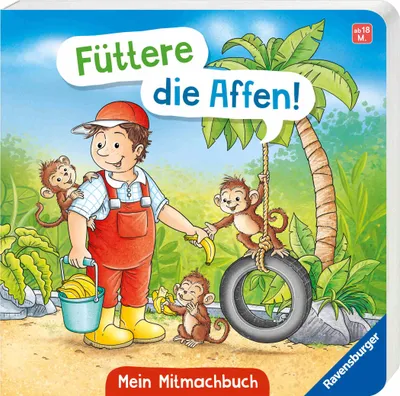 Image de Füttere die Affen! Mein Zoo-Mitmachbuch