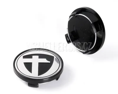 Obrázek produktu pro Středová krytka alu kola Ø Ø 56/64 mm Tomason K-009, černý plast, stříbrné logo