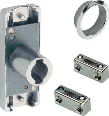 Zdjęcie produktu dla HETTICH PRESTIGE 2000 Zamek bębenkowy Z23, prawy, ø18, stal niklowana