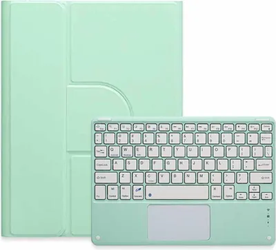 Obrázek produktu pro INF Mátově Zelené Bluetooth Pouzdro s Klávesnicí a Touchpadem pro iPad Pro 11