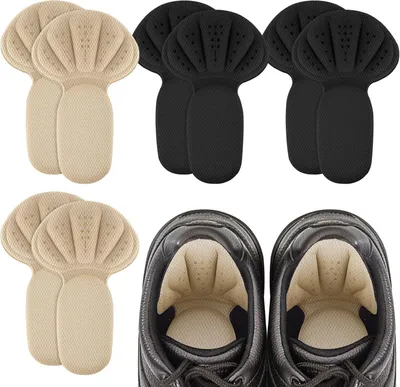Produktbild von Set mit 4 Paar Fersenpolstern für zu große Schuhe, selbstklebend, dick und blasenhemmend, für Damen und Herren