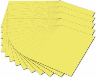 Produktbild von Folia 614/50 12, Gelb, Einfarbig, A4 (210 x 297 mm), 300 g/m², 50 Blätter, Deutschland