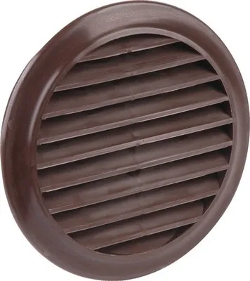 Produktbild von Rotheigner Mauerlüfter mit Fliegennetz Kunststoff braun NW 100 mm